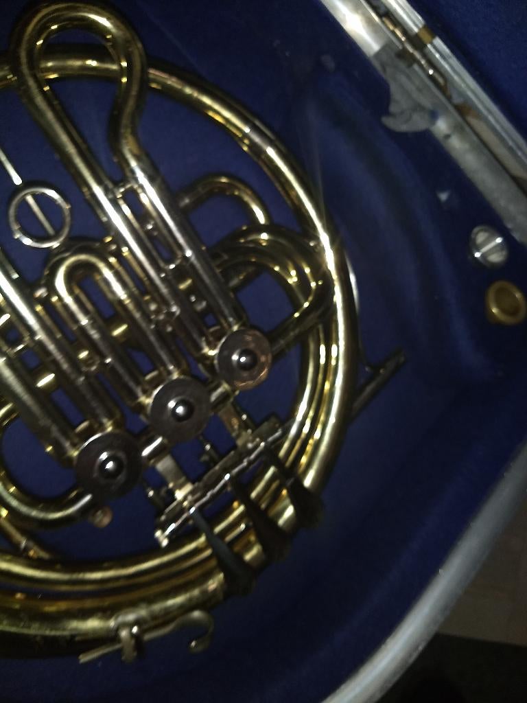 Waldhoorn Hans Hoyer 3702...., Muziek en Instrumenten, Blaasinstrumenten | Hoorns, Ophalen of Verzenden, Gebruikt, Bes-hoorn