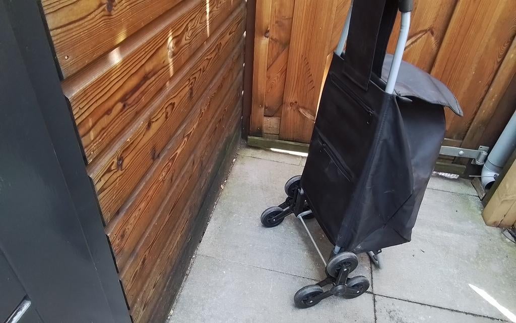 Boodschappen trolley, Ophalen of Verzenden, Zo goed als nieuw, 30 cm of meer, Wieltjes