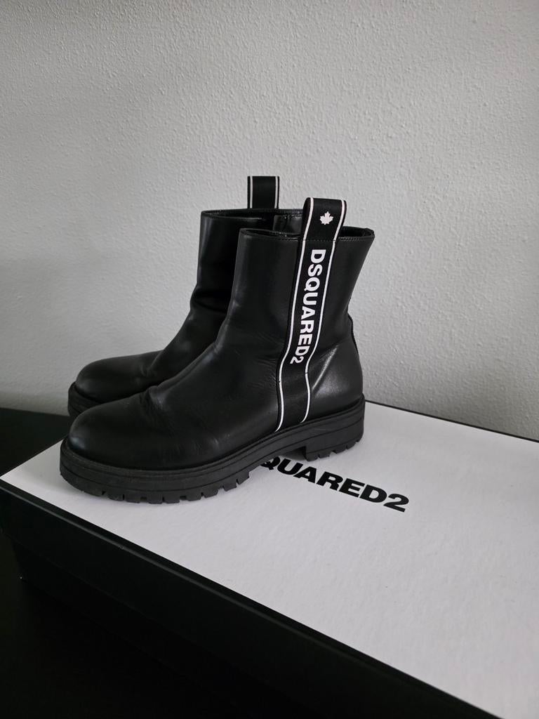 Dsquared laarsjes maat 38, Ophalen of Verzenden, Zo goed als nieuw, Meisje, Laarzen