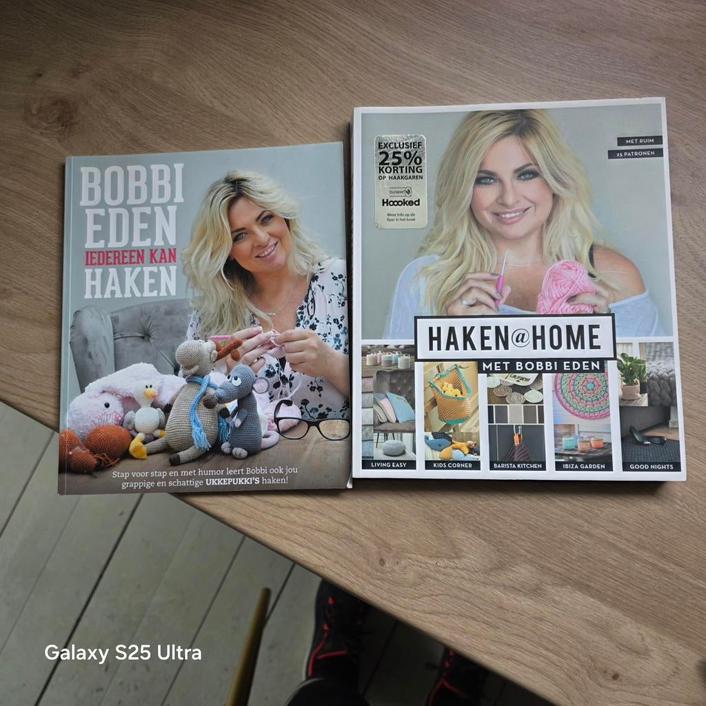 Bobbi Eden haakboeken: Iedereen kan haken en Haken@Home, Hobby en Vrije tijd, Breien en Haken, Ophalen