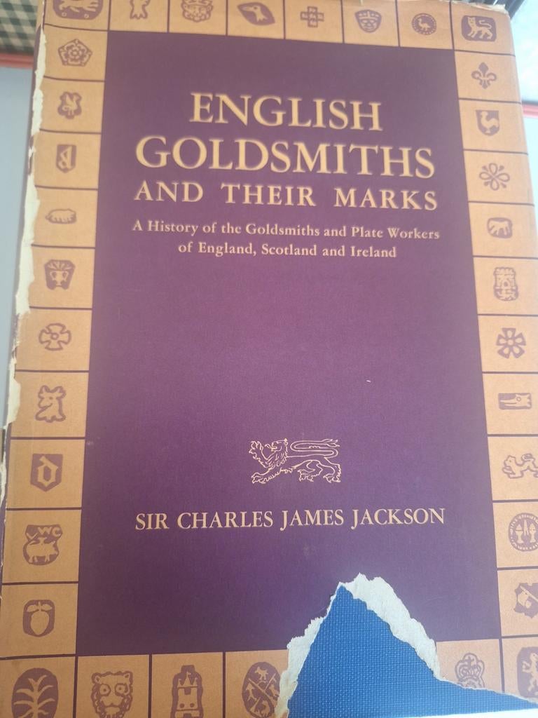 English Goldsmiths and their Marks, hardcover, Boeken, Ophalen of Verzenden, Gelezen, Charles James Jackson