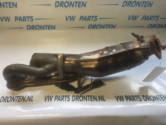 Uitlaatspruitstuk + katalysator van een Audi A4, Auto-onderdelen, Gebruikt, -, Verzenden, -