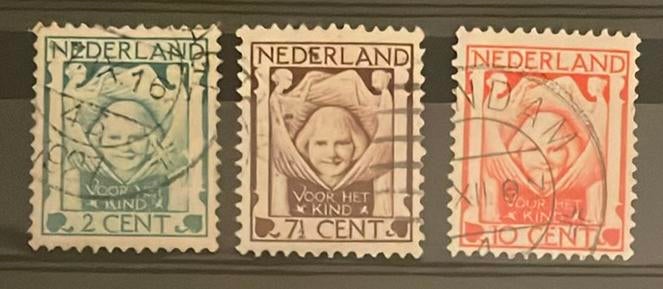 Nederland - 1923 - kinderpostzegels serie, Ophalen of Verzenden