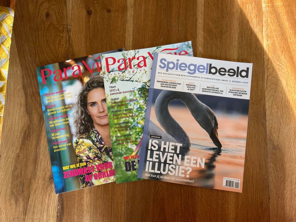 ParaVisie en Spiegelbeeld Tijdschriften - Set van 3, Ophalen of Verzenden, Gelezen, Overige typen