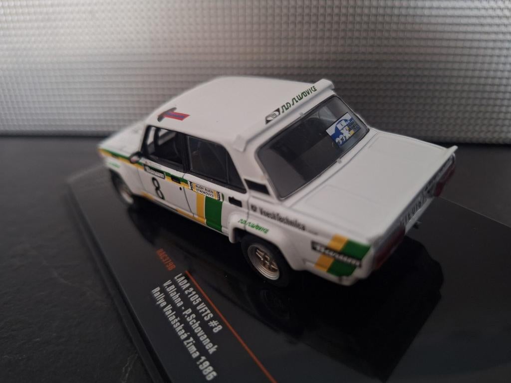 Lada 2105 #8 Rally Valaska Zima 1986 
Schaal 1:43, Overige merken, IXO, IXO, Nieuw