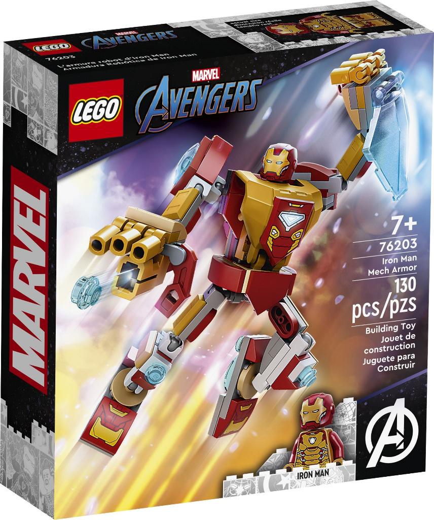 LEGO 76203 MARVEL - AVENGERS - Iron Man mechapantser (sealed, Ophalen of Verzenden, Nieuw, Complete set, Lego