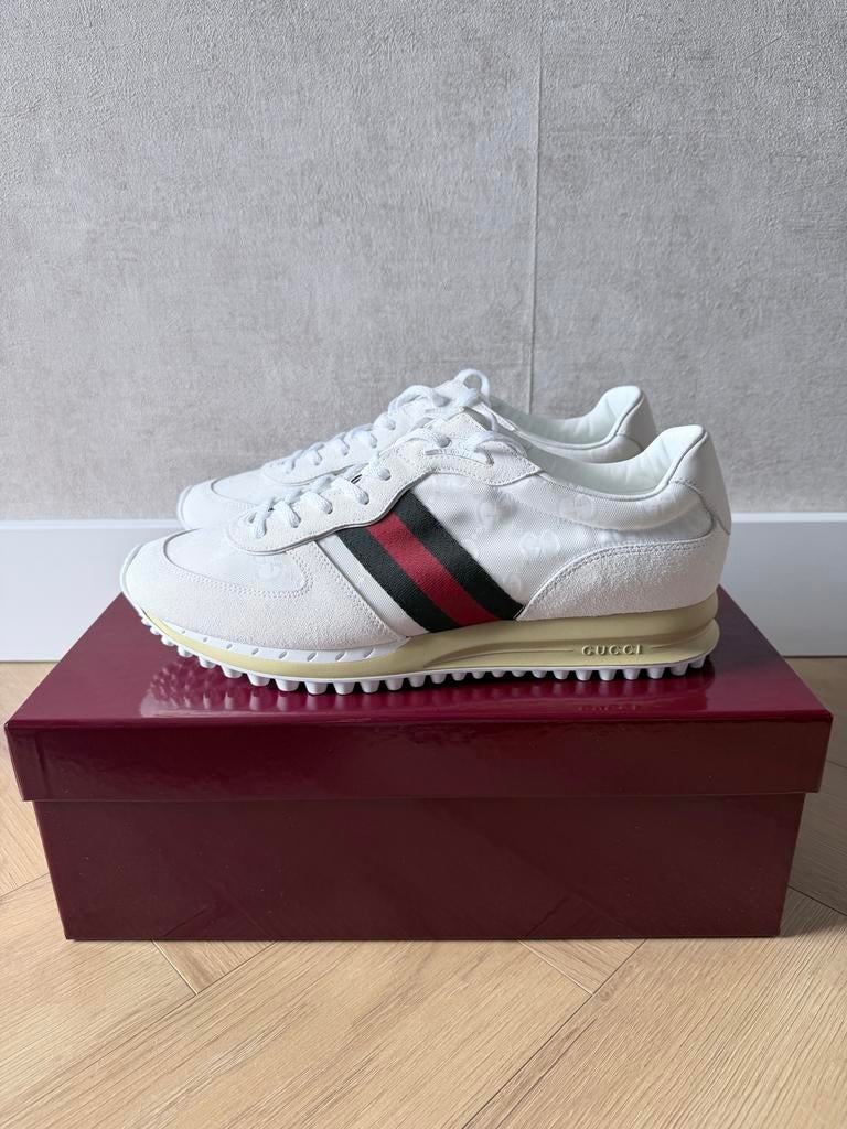 Gucci remotion sneakers maat 44, Wit, Nieuw, Ophalen of Verzenden, Sneakers of Gympen