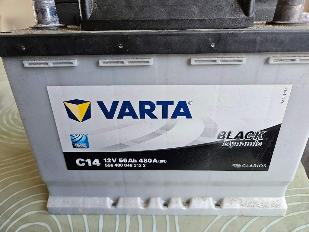Accu Varta C14 56Ah 480A, Ophalen, Gebruikt, Skoda