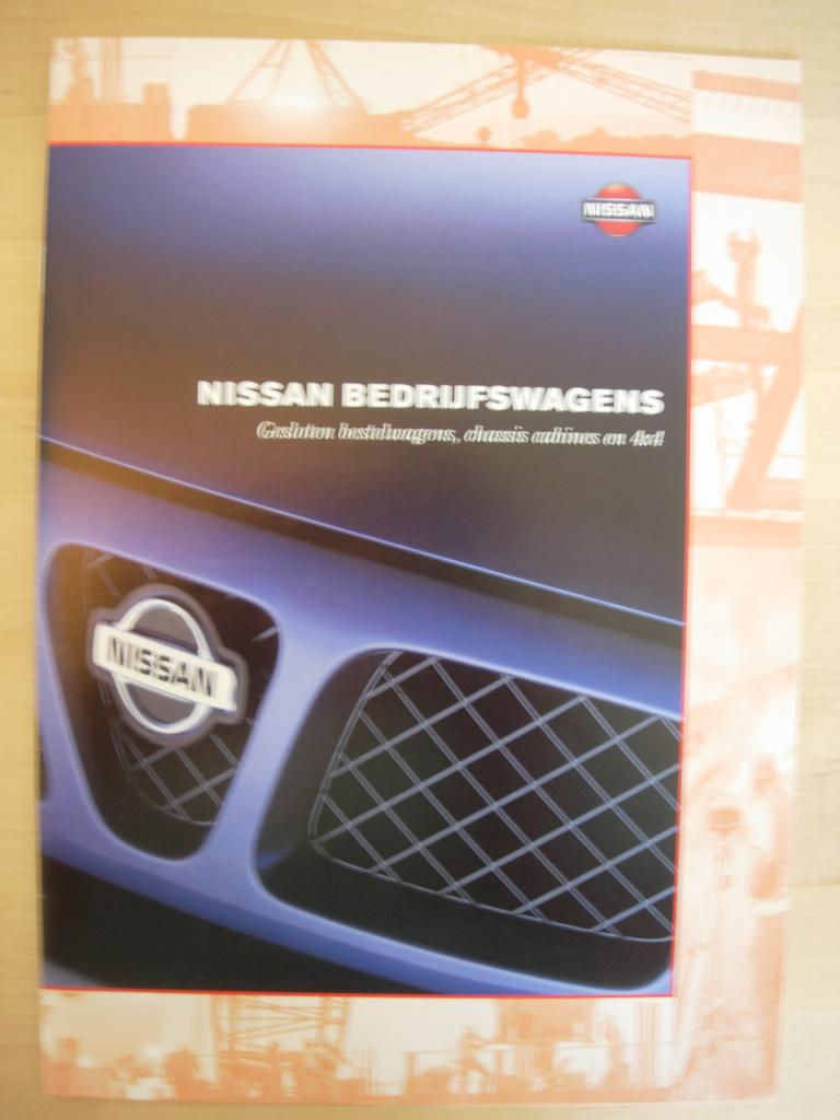 Nissan Pickup Terrano Patrol Vanette Trade Brochure ca 1998, Nissan, Ophalen of Verzenden, Zo goed als nieuw, Nissan