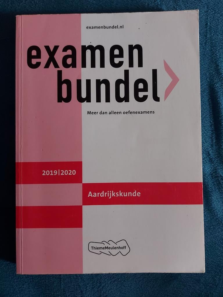 Examenbundel VWO Aardrijkskunde 2019-2020, VWO, ThiemeMeulenhoff, Ophalen of Verzenden, Aardrijkskunde