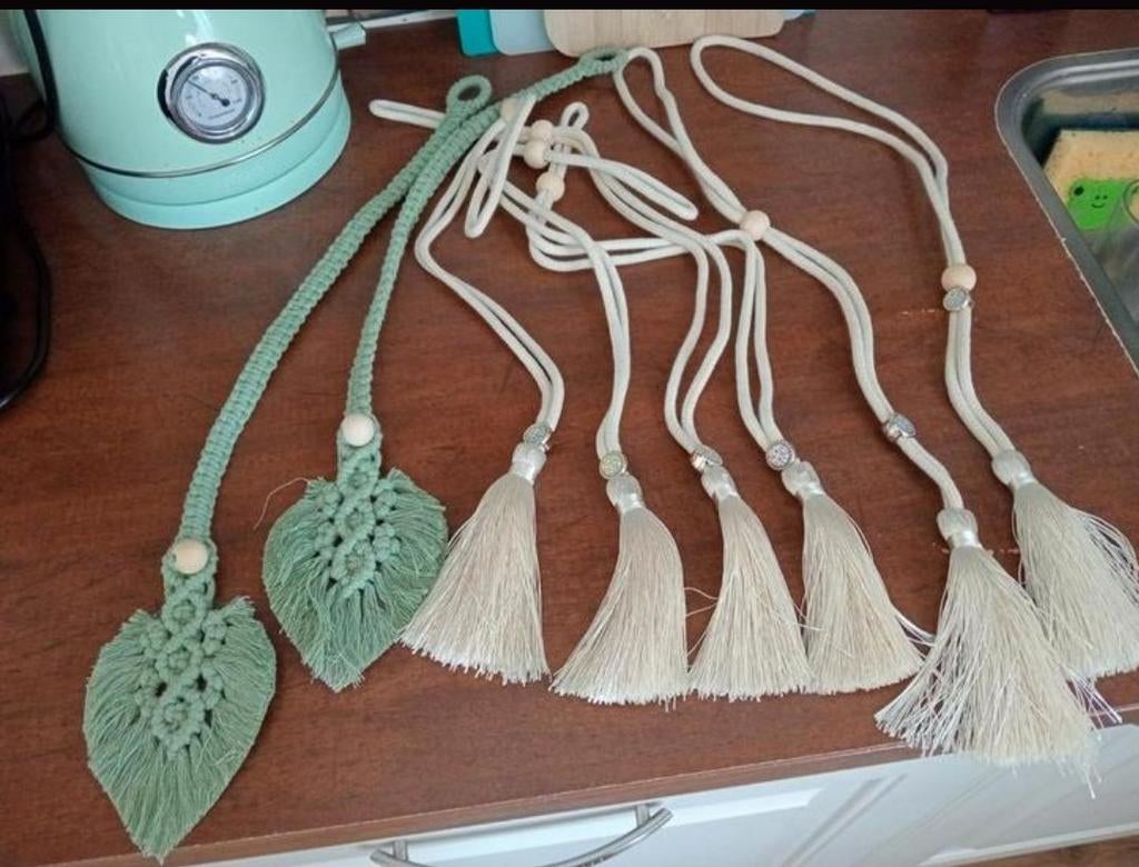 Gordijn koorden embrasse, Huis en Inrichting, Stoffering | Gordijnen en Lamellen, Ophalen, Nieuw