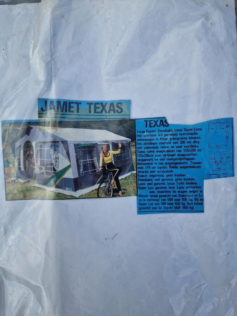 Jamet Texas, Caravans en Kamperen, Vouwwagens, Ophalen, Meerkleurig, Tot en met 6, Jamet