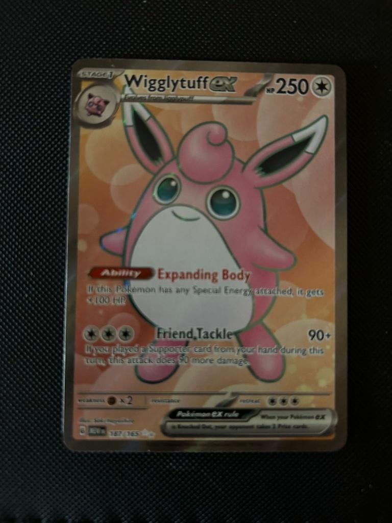 Wigglytuff ex MEW 187, Ophalen of Verzenden, Nieuw, Losse kaart, Foil