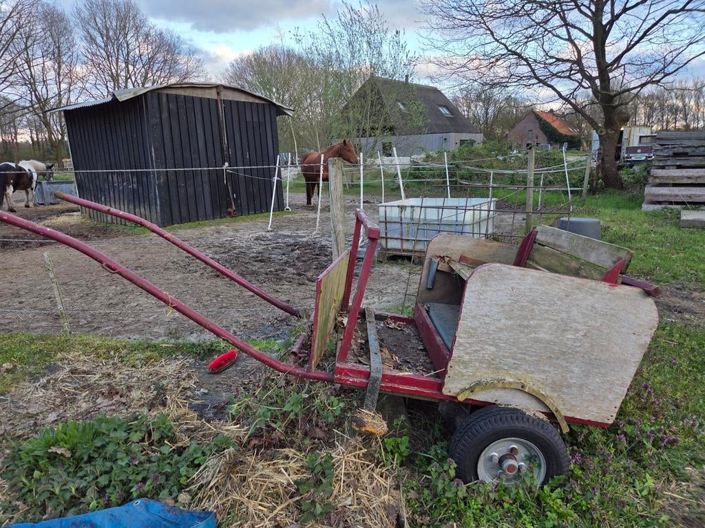 Gratis op te halen ponykar, Dieren en Toebehoren, Paarden en Pony's | Overige Paardenspullen, Ophalen, Gebruikt, Overige soorten