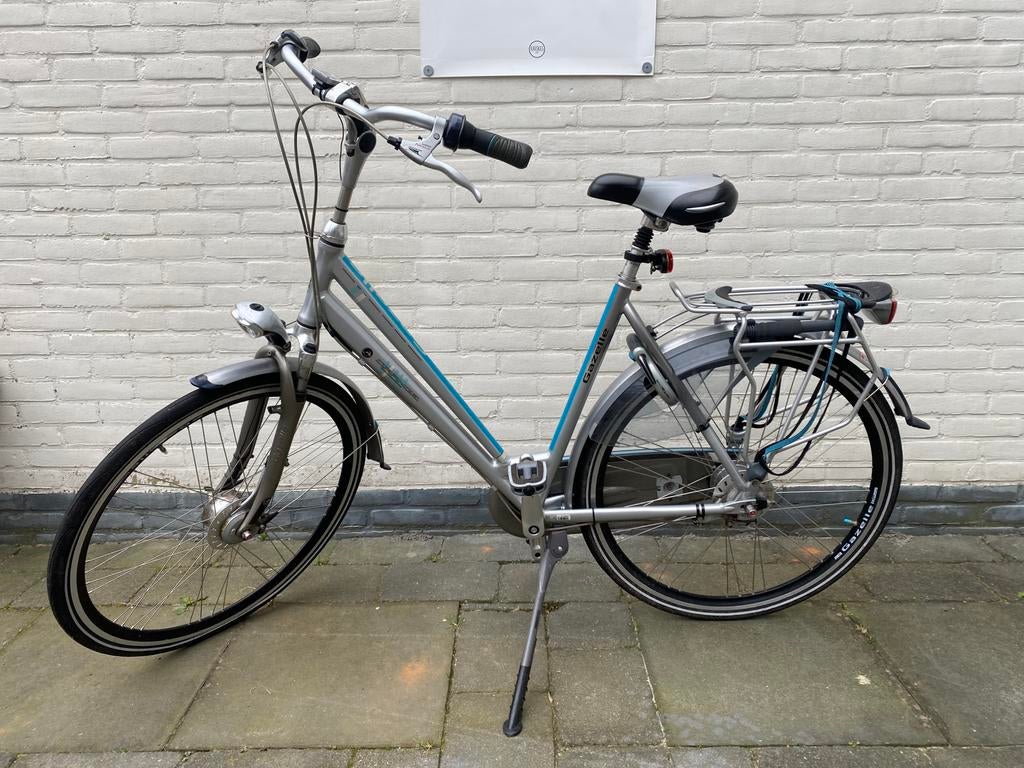 Gazelle orange damesfiets 8 versnellingen, Ophalen, Gebruikt, Versnellingen, 56 cm of meer