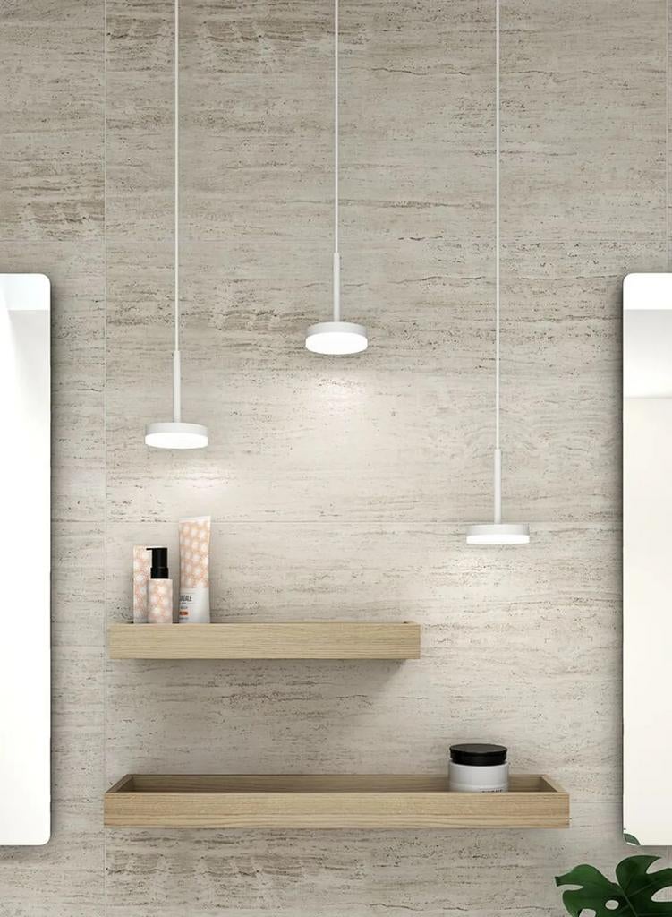 Badkamer lamp verlichting hanglampjes design chroom, Ophalen of Verzenden, Zwart