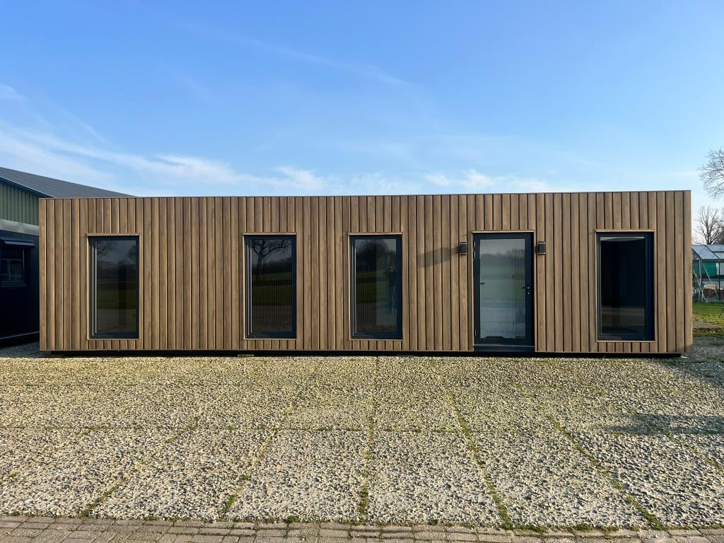 Luxe woonunit | Mantelzorg | Aanleunwoning | 12 x 3 meter, Ophalen of Verzenden