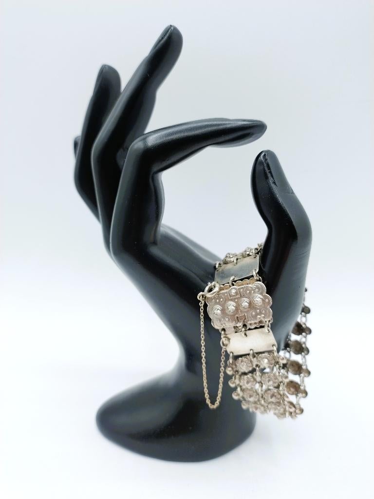 Friese zilveren klederdracht armband, 800, Sieraden, Tassen en Uiterlijk, Verzenden, Zilver, Armband