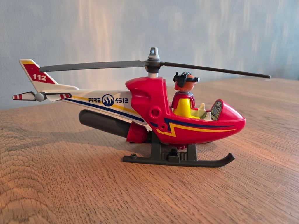 Playmobil brandweer helicopter, Ophalen of Verzenden