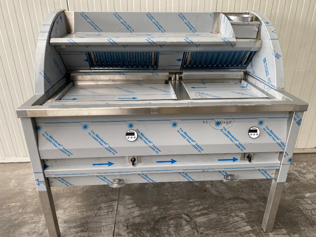 Elektrische 400V visbakoven / vis frituur bakwand - friteuse