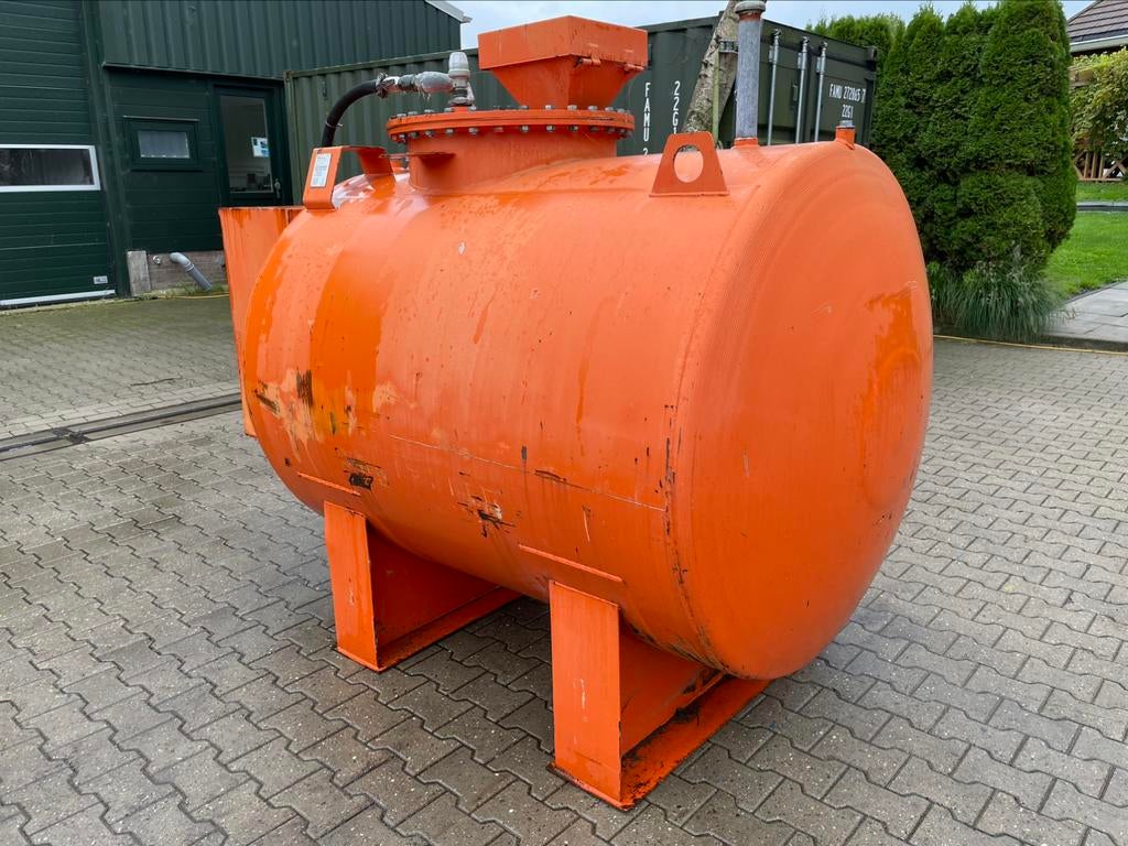 2000 liter kiwa diesetank IBC met pomp dubbelwandig, Ophalen