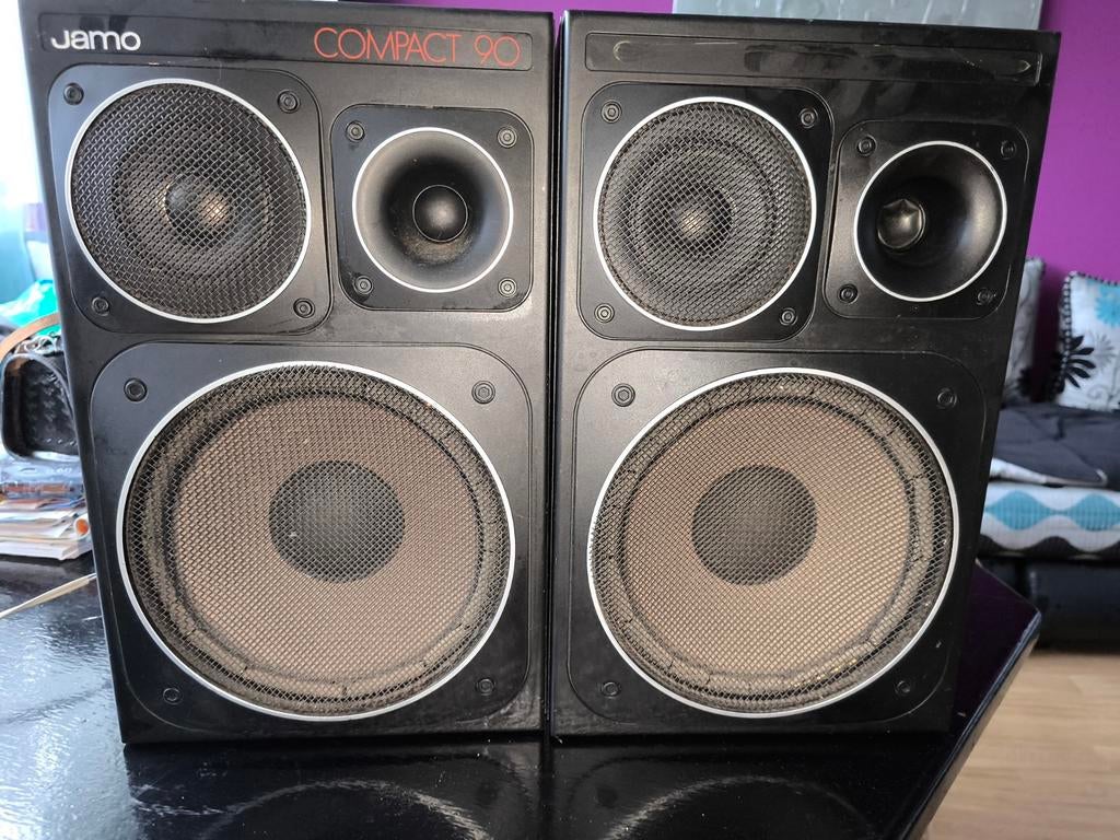 Jamo Compact 90 boxen, Audio, Tv en Foto, Luidsprekers, Ophalen, 60 tot 120 watt, Front, Rear of Stereo speakers, Jamo