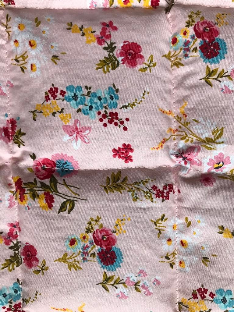 Warmtekussen, pittenzak, kruik. Roze met bloemen, Ophalen, Nieuw, Roze, Rechthoekig