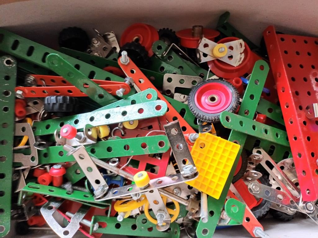 Meccano Bouwdoos Onderdelen, Ophalen of Verzenden, Gebruikt, Losse stenen