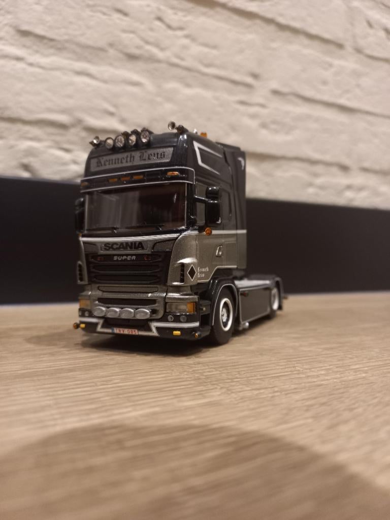 Wsi Scania Kenneth Leus, Ophalen of Verzenden, Zo goed als nieuw, Bus of Vrachtwagen, Wsi