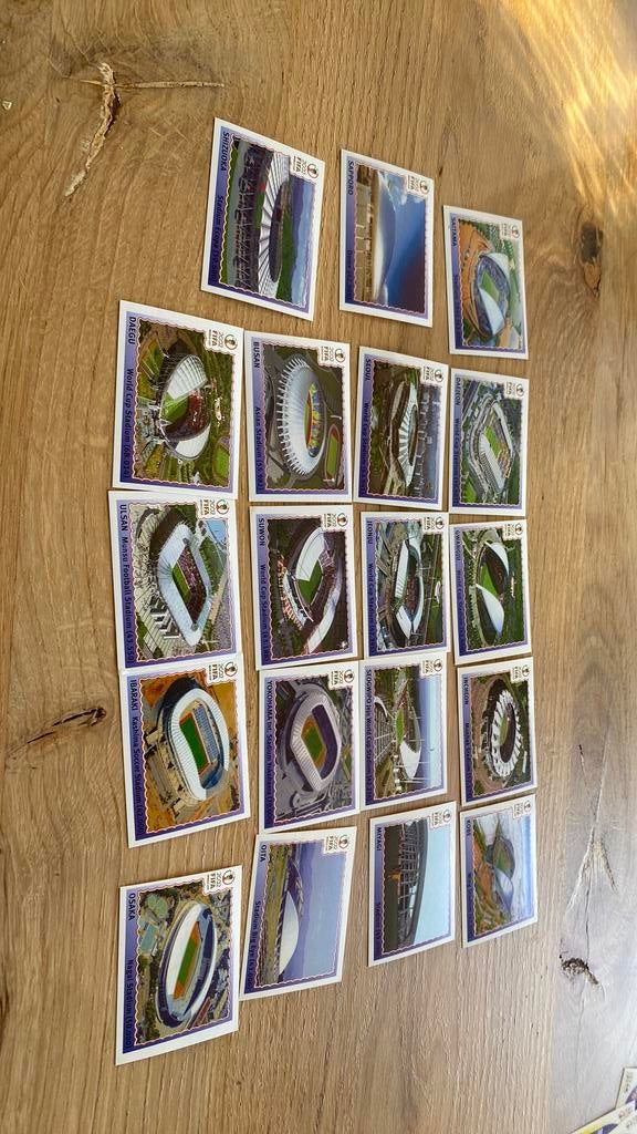 Panini wk 2002 stadions, Ophalen of Verzenden, Zo goed als nieuw, Buitenlandse clubs, Poster, Plaatje of Sticker