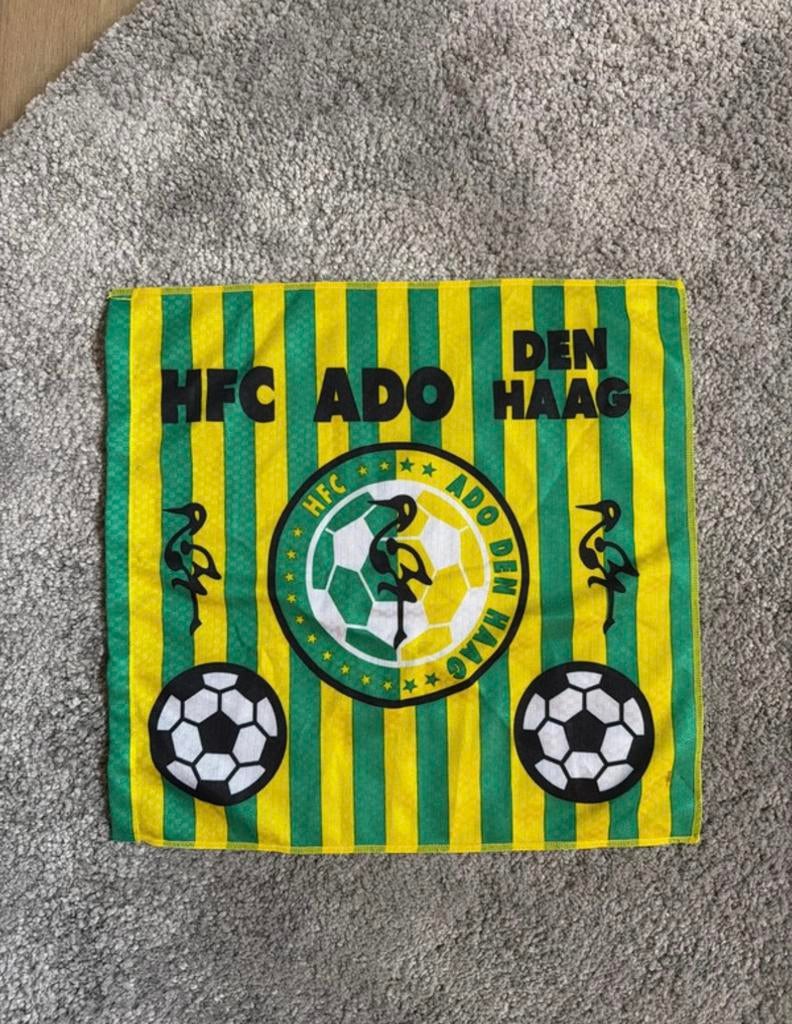 HFC ADO Den Haag Vlag, Maat S, Ophalen of Verzenden, Gebruikt, Clubaccessoires