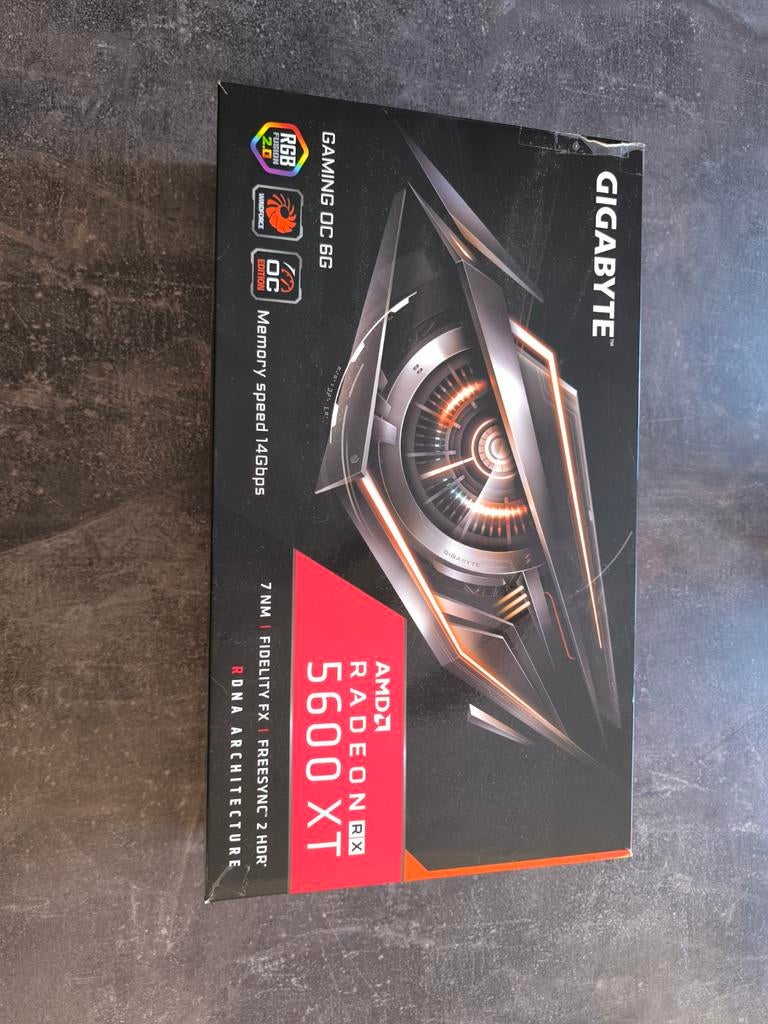 RX 5600 XT 6GB - Goede staat, nieuwe koelpasta, Gebruikt, AMD, GDDR6, PCI-Express 4