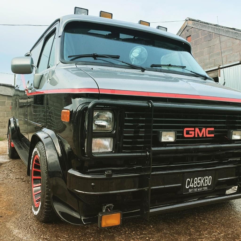 Chevy / GMC Van (A-team) bullbar en spiegel housings, Auto-onderdelen, Overige Auto-onderdelen, Amerikaanse onderdelen, Chevrolet