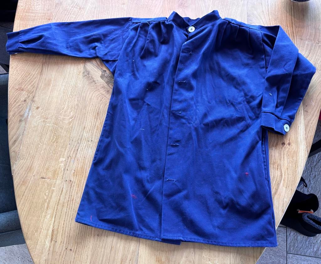 Boerenkiel - Blauw maat 128, Ophalen, Zo goed als nieuw, Jongen of Meisje, Jas