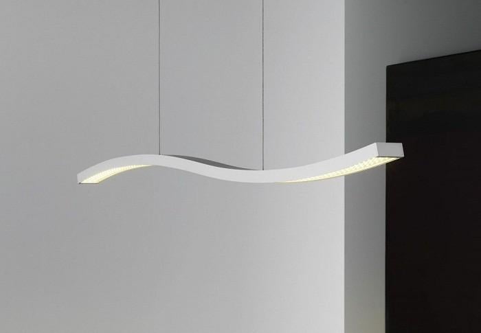 Fontana Art Serpentine 4175BI Led 23W  Lamp Nieuw In Doos!, Modern Italiaans, Nieuw, Ophalen of Verzenden, Glas