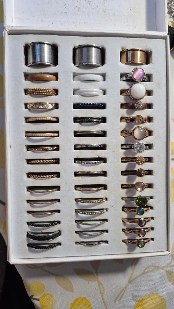 Uitgebreide set Ixxxi ringen maat 18, zgan, Sieraden, Tassen en Uiterlijk, Ringen, 18 tot 19, Nieuw, Ophalen of Verzenden, Dame