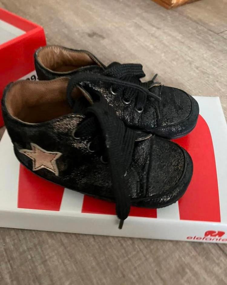 Elefanten My first step maat 21 zwarte meisjes schoenen, Schoentjes, Meisje, Ophalen of Verzenden, Zo goed als nieuw