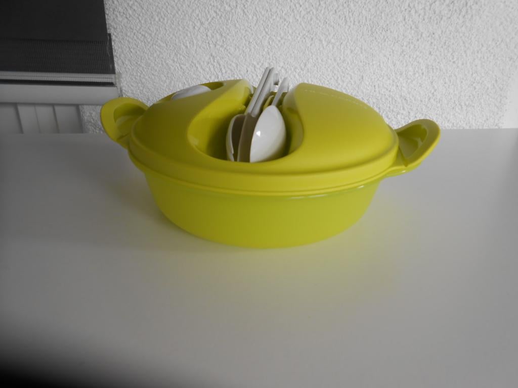 Tupperware Warm op weg 1,5L Lime/Wit NIEUW, Ophalen of Verzenden, Nieuw, Groen, Overige typen