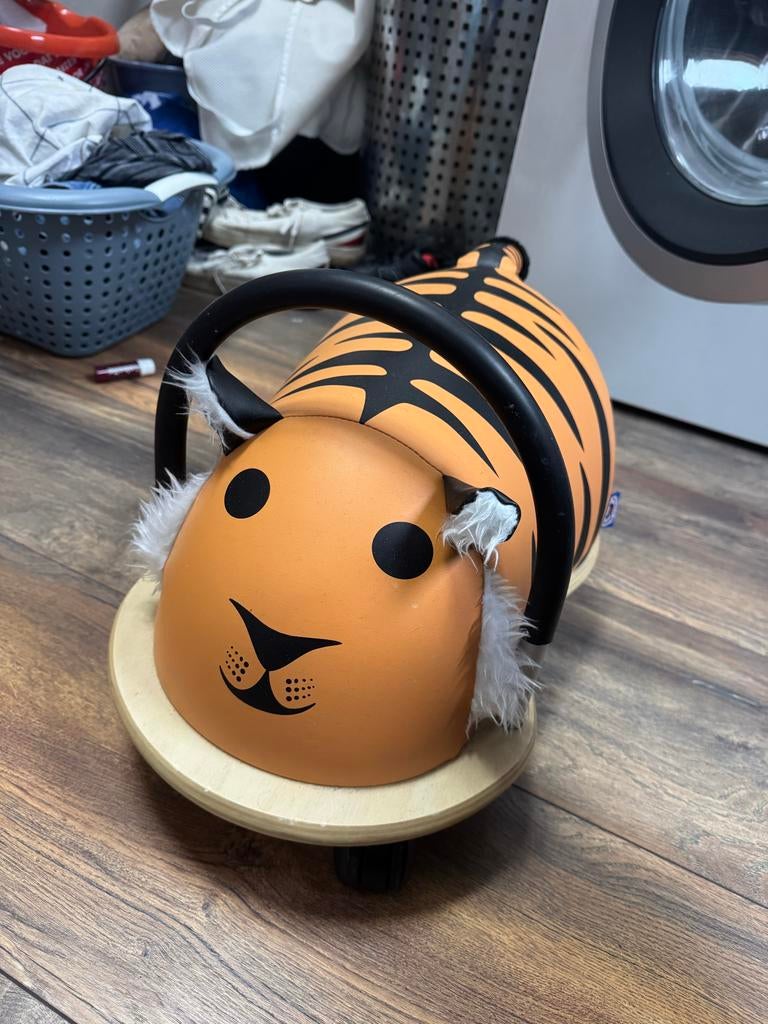 Wheelybug Tijger - Zo Goed Als Nieuw! Grotere model!, Ophalen, Zo goed als nieuw, Loopvoertuig