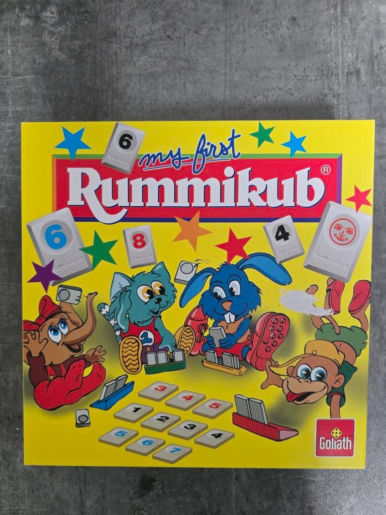 Mijn eerste Rummikub spel, Drie of vier spelers, Ophalen of Verzenden, Zo goed als nieuw, Goliath
