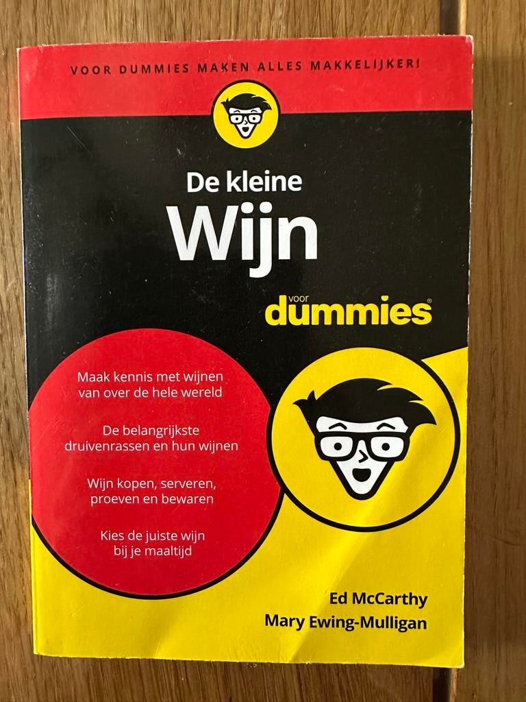 De kleine Wijn voor Dummies - Ed McCarthy, Ophalen of Verzenden, Gelezen, Europa, Overige typen
