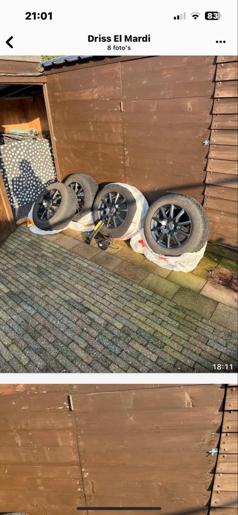 Winterbanden Ford Focus - Zo goed als nieuw!, Ophalen of Verzenden, Zo goed als nieuw, Overige typen