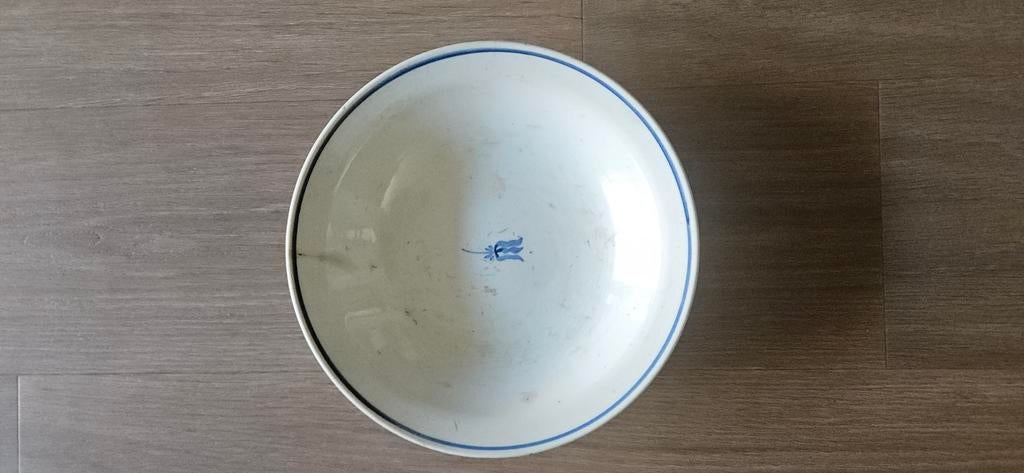 Goedewaagen Schaal met Blauwe Decoratie, Antiek en Kunst, Ophalen of Verzenden