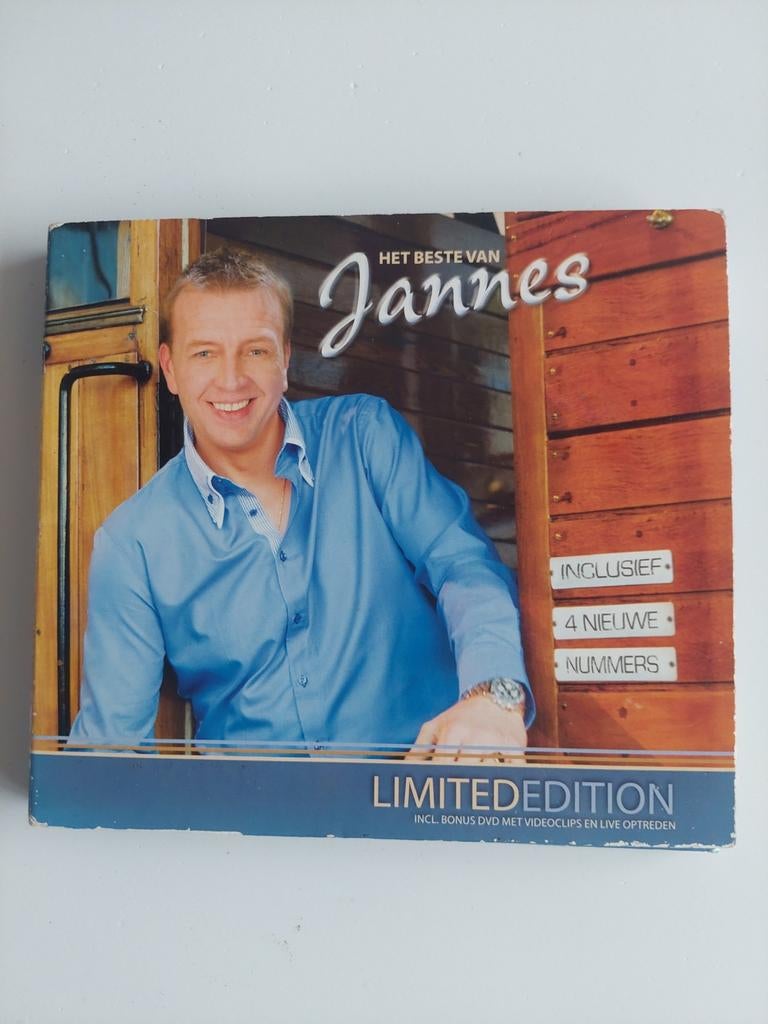 Jannes - Het Beste Van (Limited Edition) CD + DVD, Cd's en Dvd's, Cd's | Nederlandstalig, Zo goed als nieuw, Levenslied of Smartlap