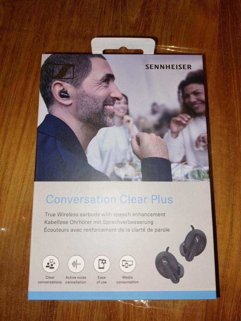 Sennheiser gehoorapparaat Conversation Clear plus Nieuwstaat, Sennheiser, Zo goed als nieuw, Draadloos, Op oor (supra aural)