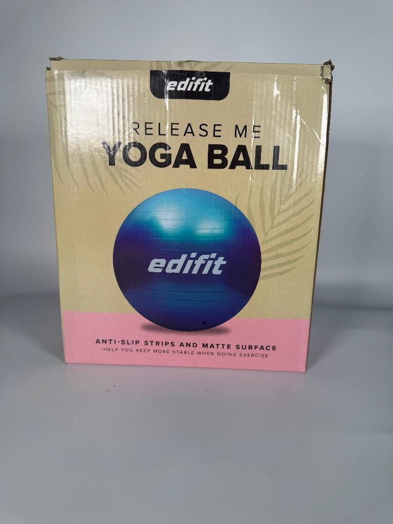 Edifit “Release Me” Yoga Ball – Purple – 55 cm, Verzenden, Nieuw, Yoga-accessoire