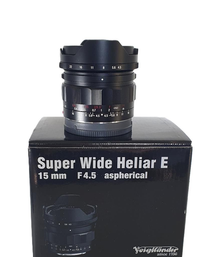 Voigtländer Super Wide Heliar 15mm F4.5 voor Sony FE-mount., Audio, Tv en Foto, Fotografie | Lenzen en Objectieven, Ophalen of Verzenden
