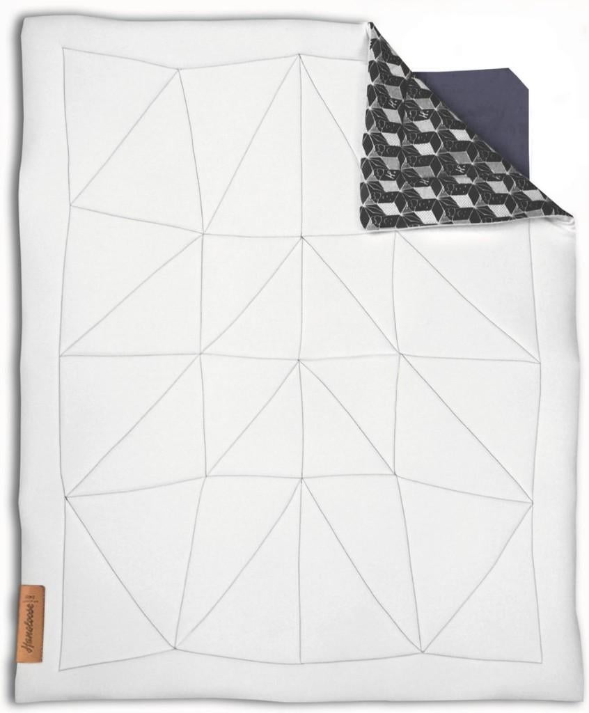 Hangloose babyhangmat zwart-wit, Kinderen en Baby's, Boxen, Ophalen of Verzenden, Zo goed als nieuw, Rechthoekig, Boxkleed