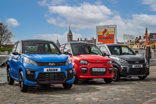 Private lease een brommobiel 45km auto van Ligier & Microcar, Nieuw, Ophalen of Verzenden, Ligier, 16 km/u of meer