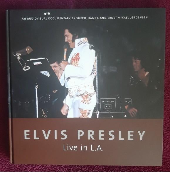 Elvis Presley Live in L.A ftd boek met cd, Ophalen of Verzenden, Cd of Plaat